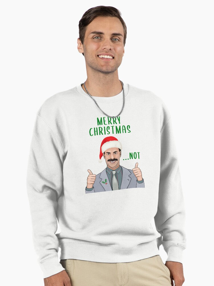 Borat Christmas card, jumper, tshirt Pullover Sweatshirt