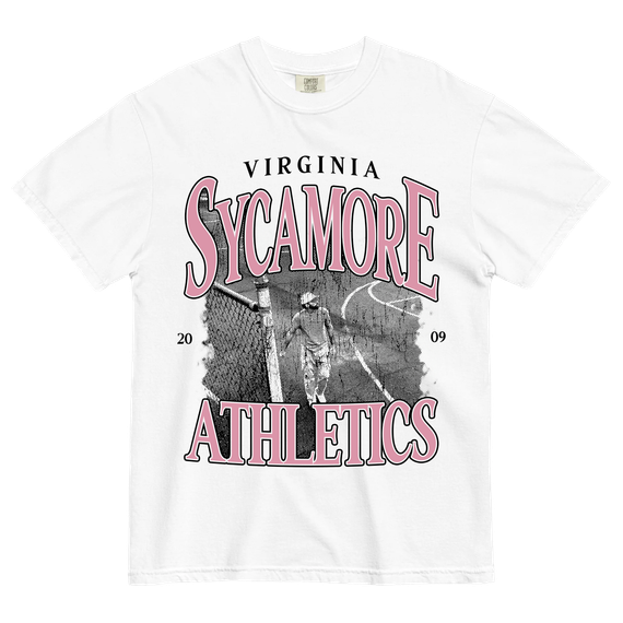 SYCAMORE Athletics Tee White | Premium Unisex T-Shirt, Trending Graphic Tee