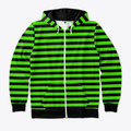Emo Stripes Plain Green