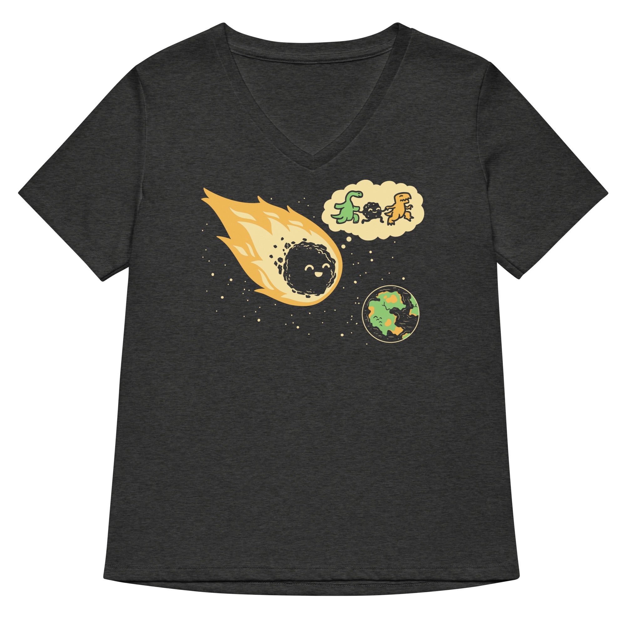 Meteor And Friends Women S V Neck Tee V Neck T Shirt Gift Ready