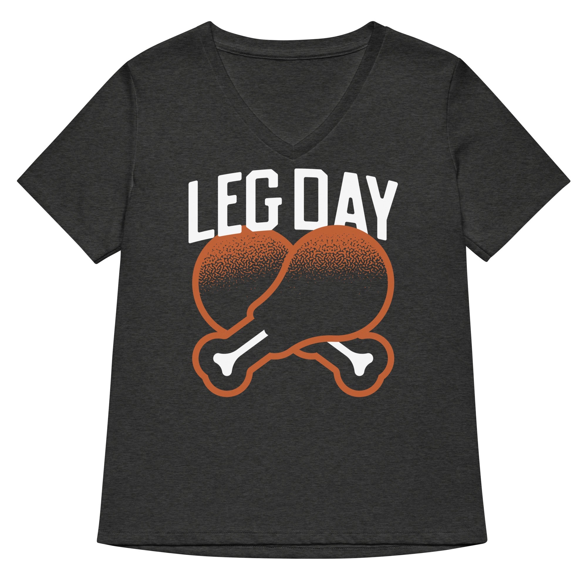 Leg Day Women S V Neck Tee V Neck T Shirt US Trend