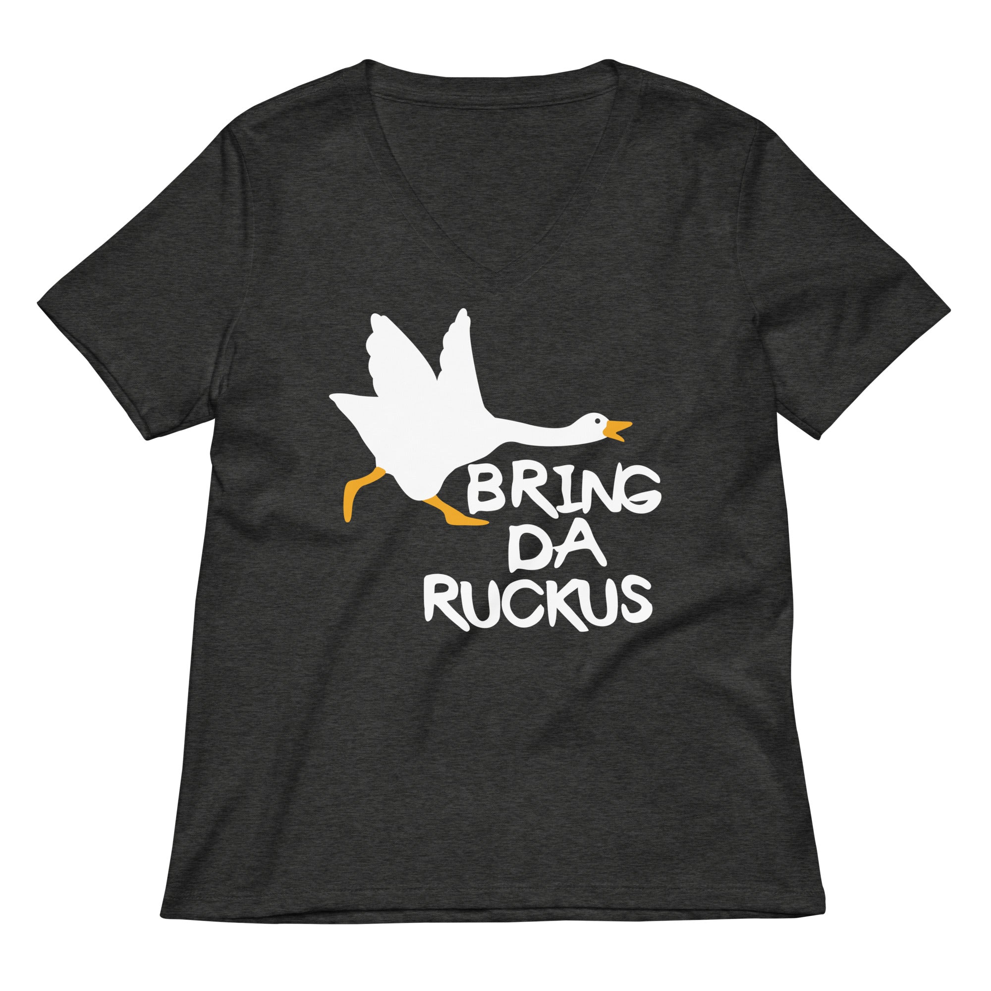 Bring Da Ruckus Women S V Neck Tee V Neck T Shirt Premium Print