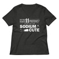 Do You Have 11 Protons Women S V Neck Tee V Neck T Shirt US Trend