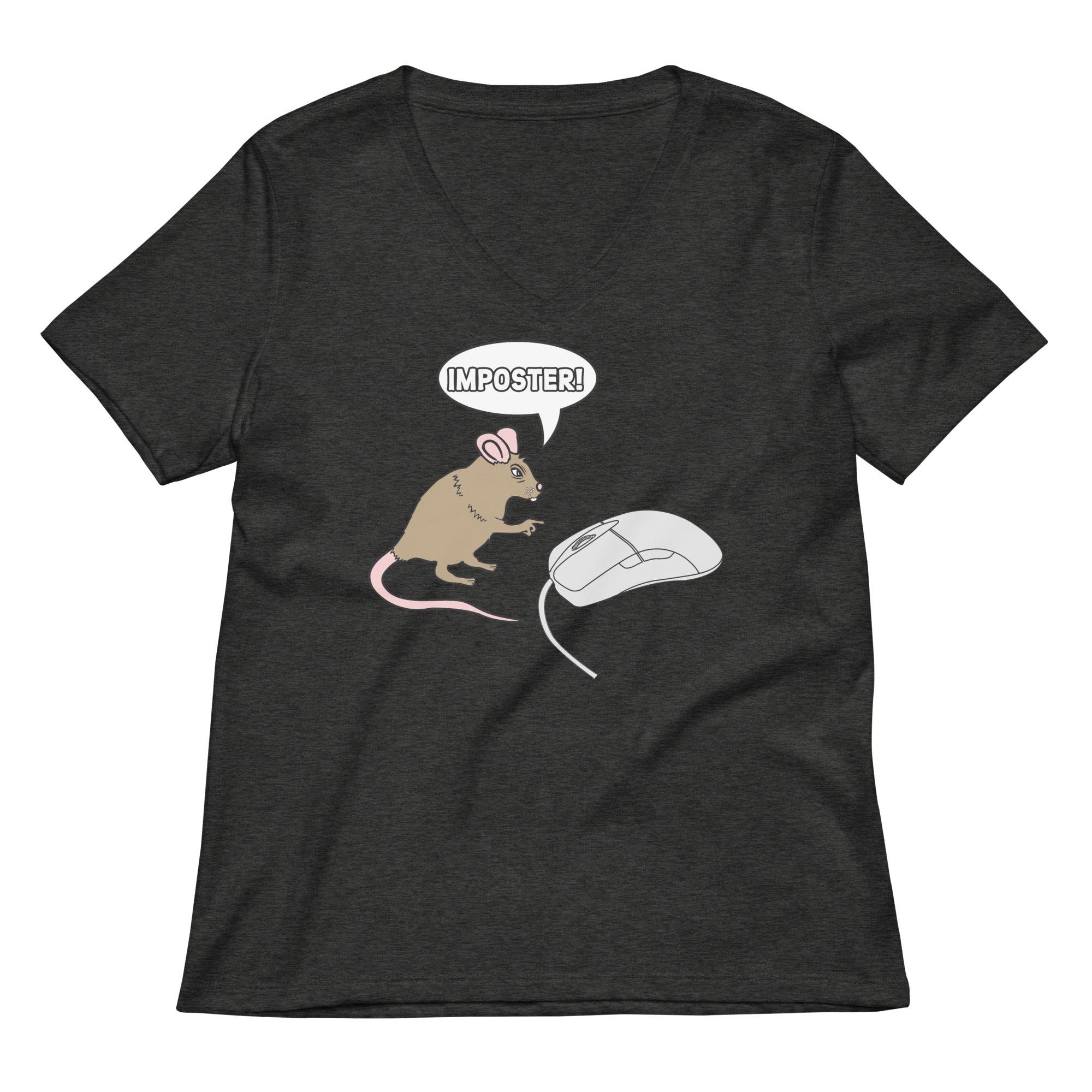 Imposter Women S V Neck Tee V Neck T Shirt Minimal Style