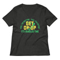 It S Bobsled Time Women V Neck Tee V Neck T Shirt Everyday Wear