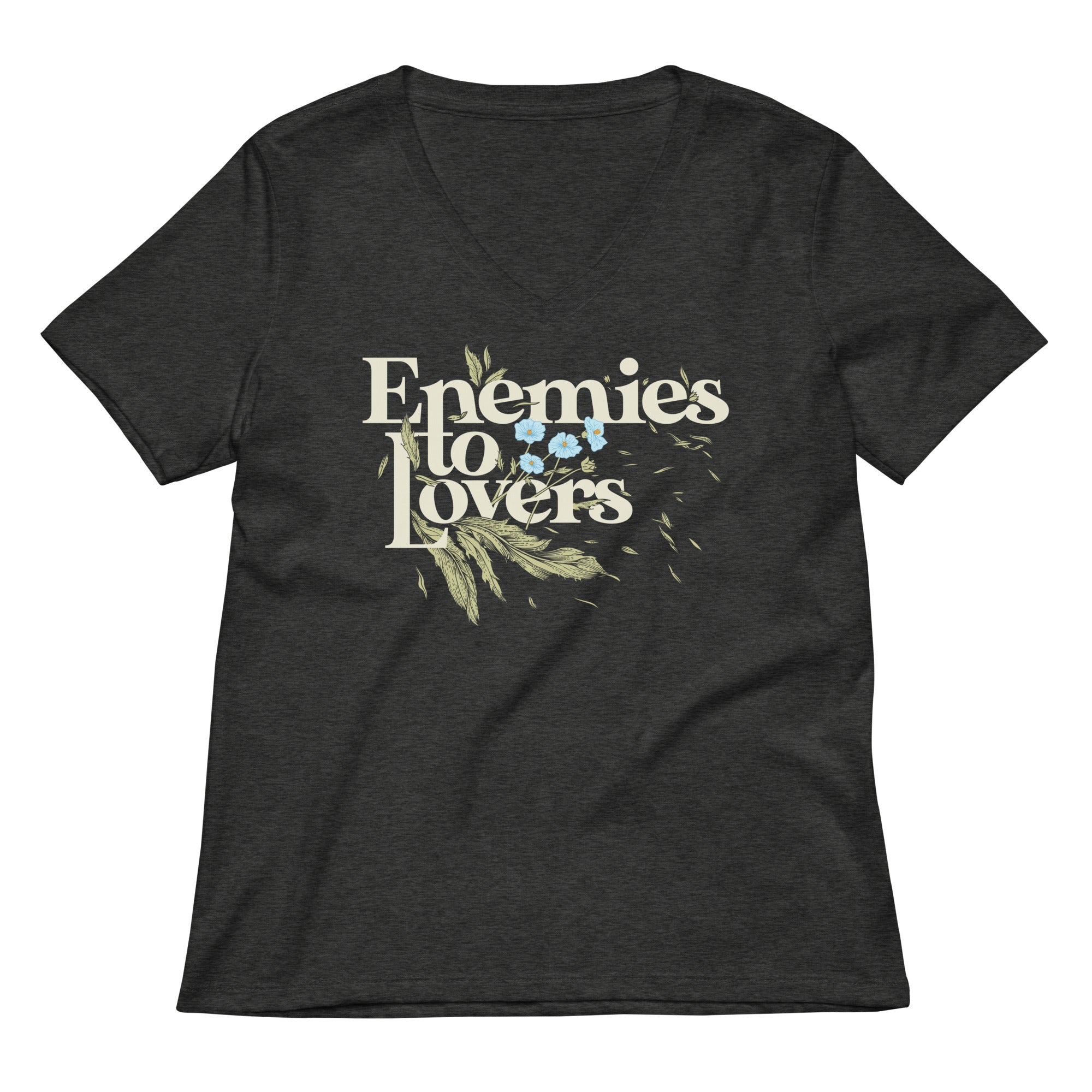 Enemies To Lovers Women S V Neck Tee V Neck T Shirt Gift Ready