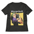 Wiccan Do It Women S V Neck Tee V Neck T Shirt Everyday Wear
