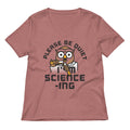 I M Science Ing Women S V Neck Tee V Neck T Shirt Premium Print
