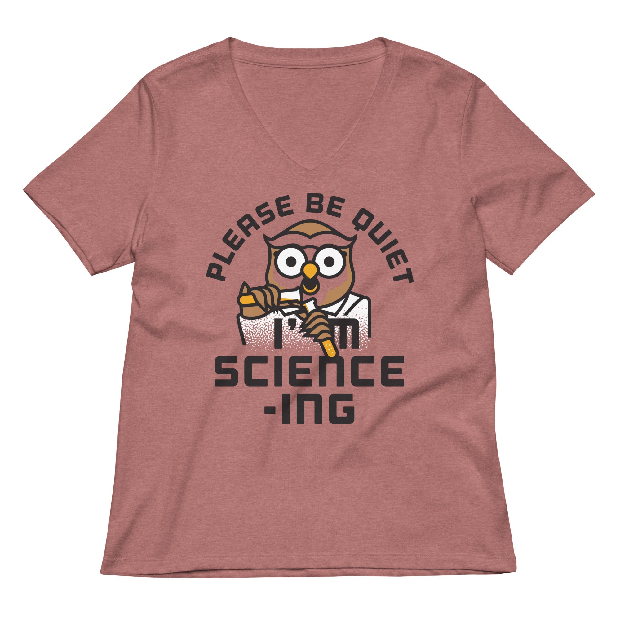 I M Science Ing Women S V Neck Tee V Neck T Shirt Premium Print