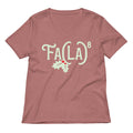 Fa Lalalalalalalala Women S V Neck Tee V Neck T Shirt Clean Design