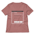 Error Adult Person Failed To Start Women S V Neck Tee V Neck T Shirt US Trend