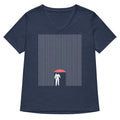 Meteor Shower Women S V Neck Tee V Neck T Shirt Minimal Style