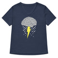 Brainstorm Women S V Neck Tee V Neck T Shirt US Trend