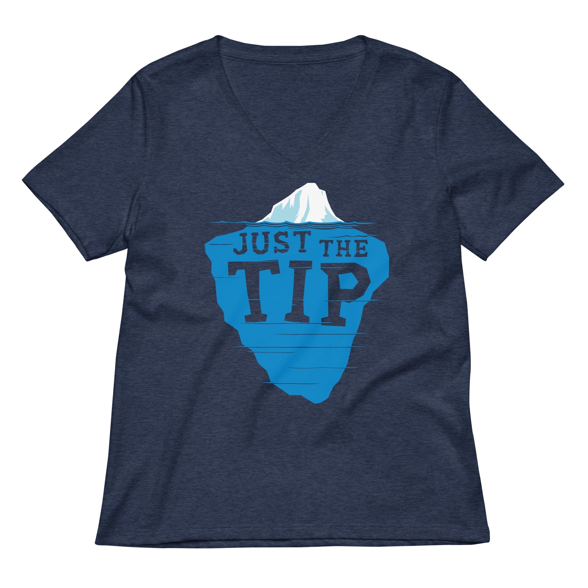 Just The Tip Women S V Neck Tee V Neck T Shirt Minimal Style