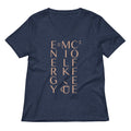 Energy Equals Milk Times Coffee Squared Women S V Neck Tee V Neck T Shirt Minimal Style