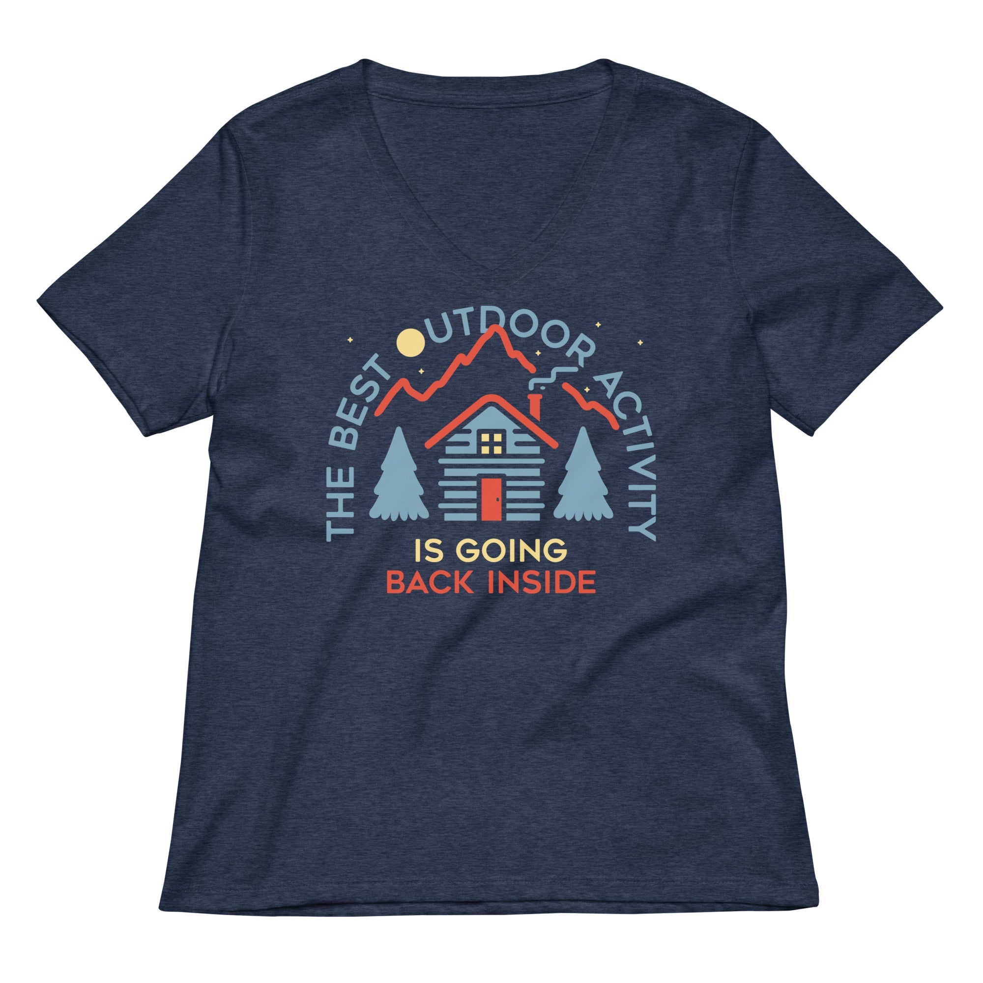 The Best Outdoor Activity Women S V Neck Tee V Neck T Shirt Gift Ready