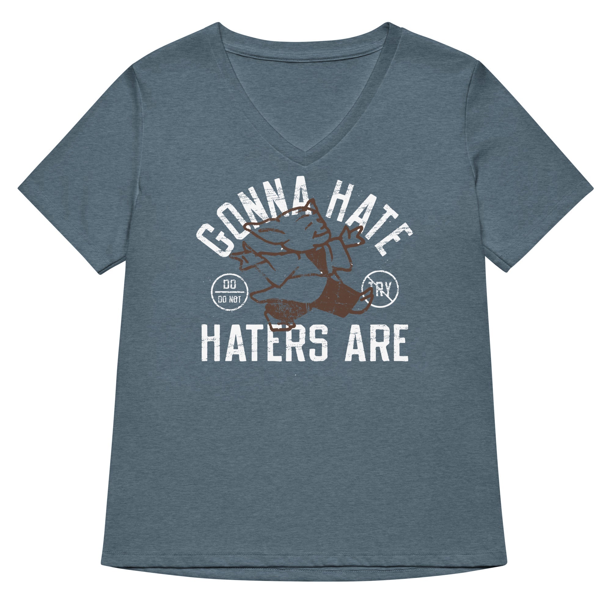 Gonna Hate Haters Are Women S V Neck Tee V Neck T Shirt Minimal Style