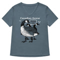 Canadian Geese Women S V Neck Tee V Neck T Shirt Gift Ready