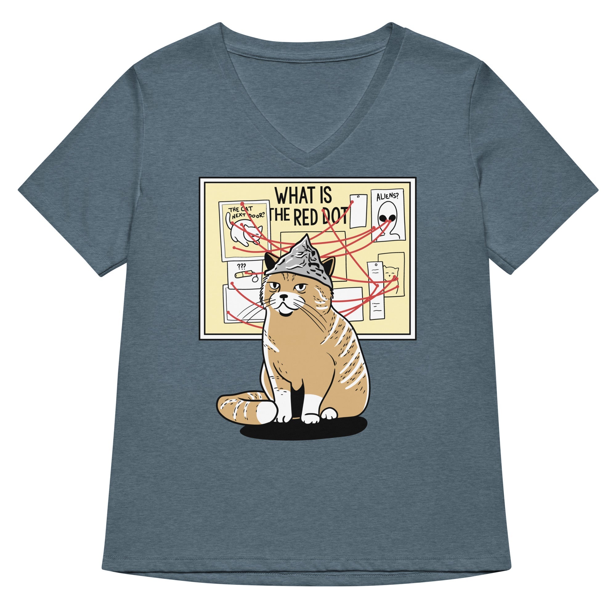 What Is The Red Dot Women S V Neck Tee V Neck T Shirt Gift Ready
