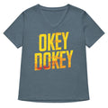 Okey Dokey Women S V Neck Tee V Neck T Shirt Everyday Wear