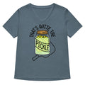 That S Quite The Pickle Women V Neck Tee V Neck T Shirt US Trend