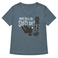 What Does The Sloth Say Women S V Neck Tee V Neck T Shirt Premium Print