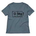 Omg Women S V Neck Tee V Neck T Shirt Clean Design