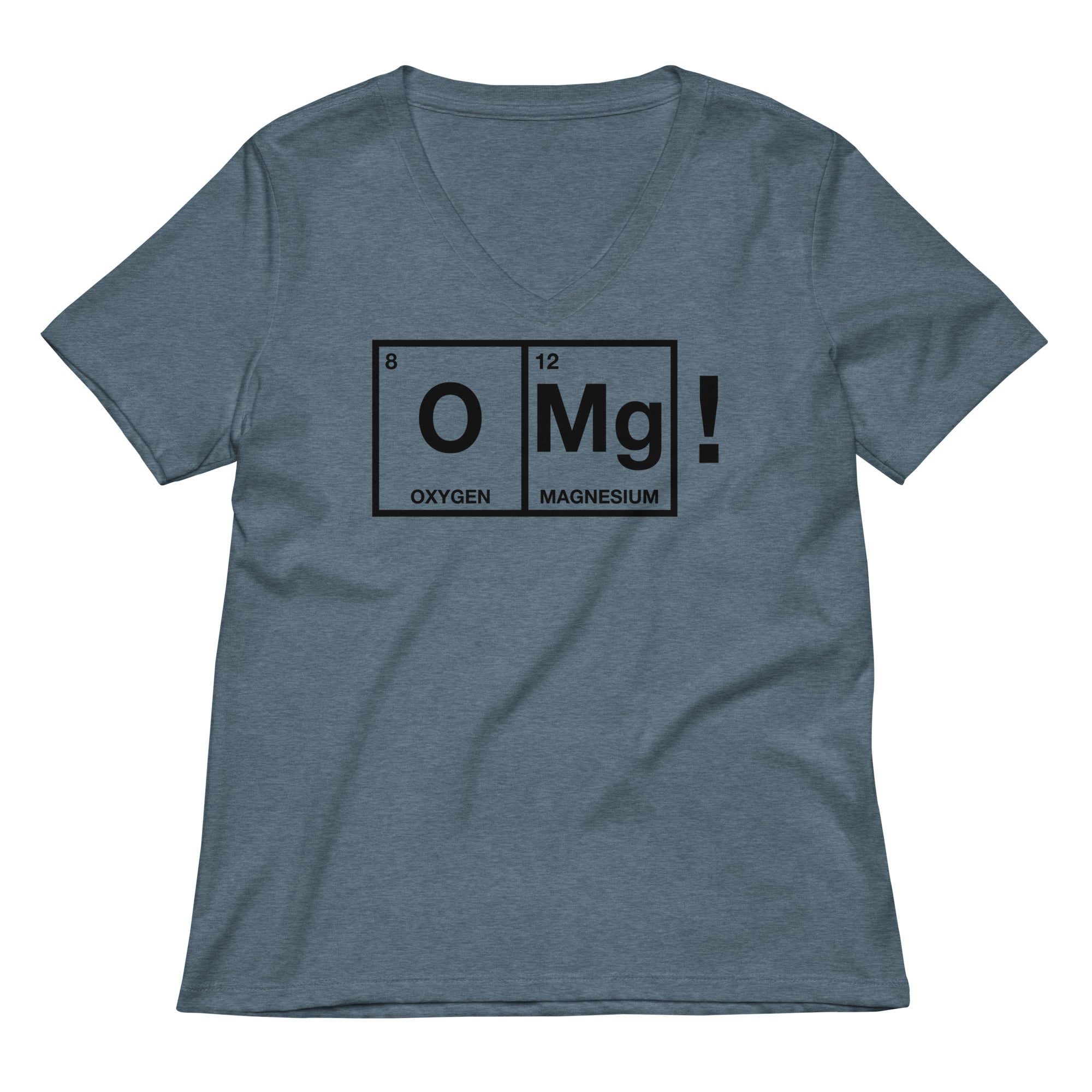 Omg Women S V Neck Tee V Neck T Shirt Clean Design