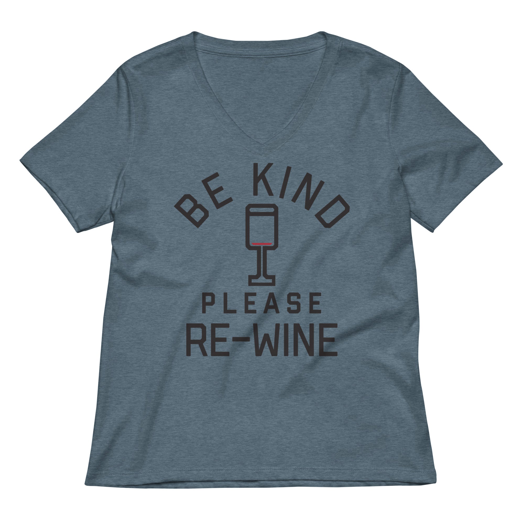 Be Kind Please Re Wine Women S V Neck Tee V Neck T Shirt Everyday Wear