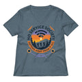 No Service Society Women S V Neck Tee V Neck T Shirt Clean Design