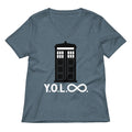 Yol Infinity Women S V Neck Tee V Neck T Shirt Clean Design