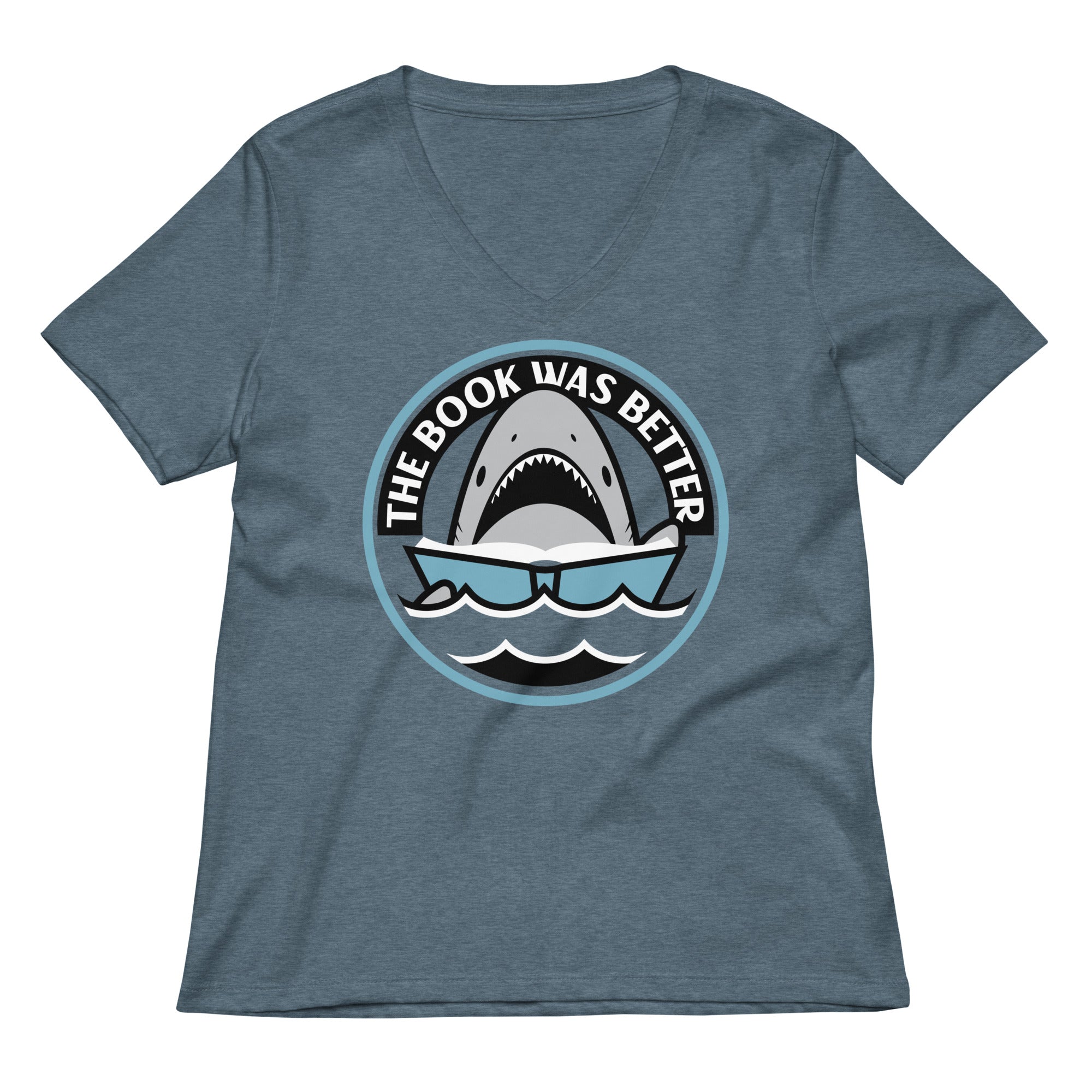 The Book Was Better Women S V Neck Tee V Neck T Shirt Minimal Style