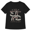 Li L Sebastian Women S V Neck Tee V Neck T Shirt Premium Print