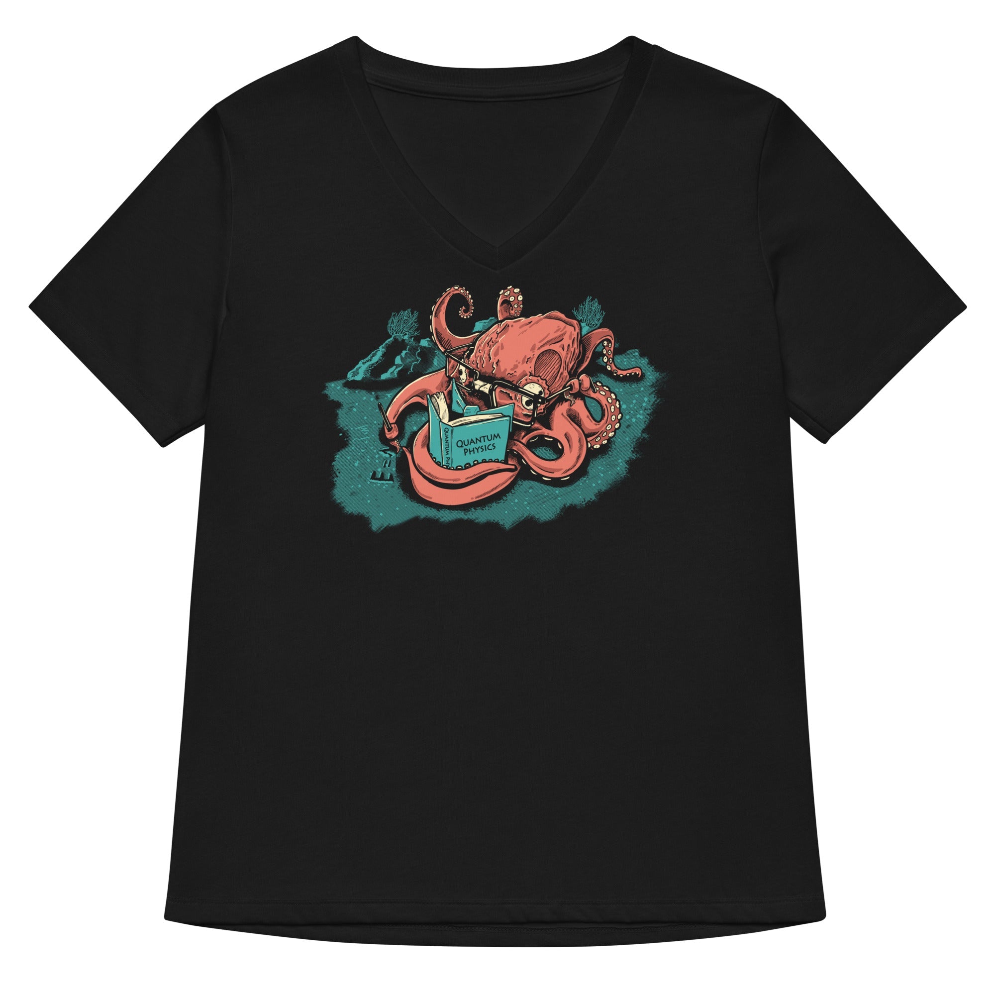 Octonerd Women S V Neck Tee V Neck T Shirt Everyday Wear