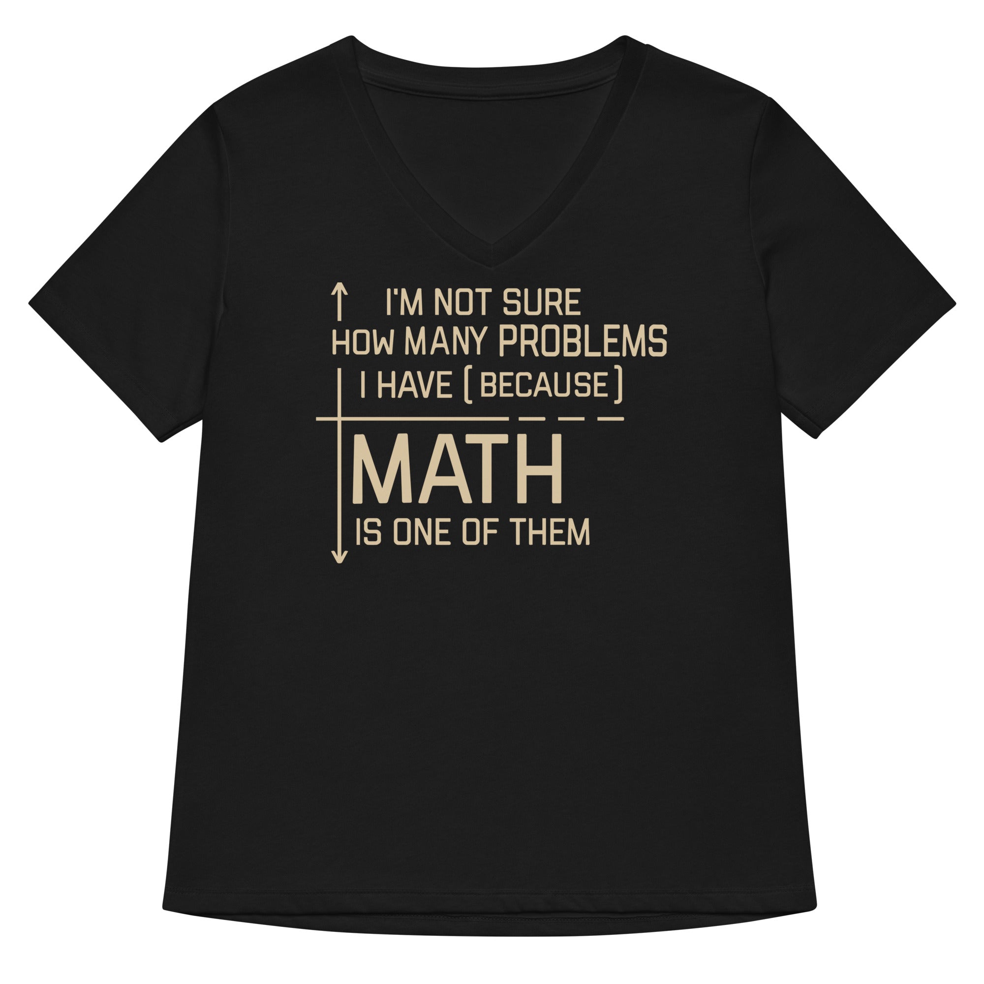I M Not Sure How Many Problems Have Women S V Neck Tee V Neck T Shirt Gift Ready