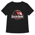 Kaiju Park Women S V Neck Tee V Neck T Shirt Everyday Wear