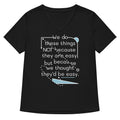 We Do These Things Not Because They Are Easy Women S V Neck Tee V Neck T Shirt Clean Design
