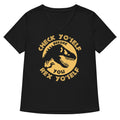 Check Yo Self Before You Rex Women S V Neck Tee V Neck T Shirt Minimal Style