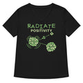 Radiate Positivity Women S V Neck Tee V Neck T Shirt Clean Design