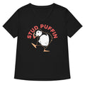 Stud Puffin Women S V Neck Tee V Neck T Shirt Minimal Style