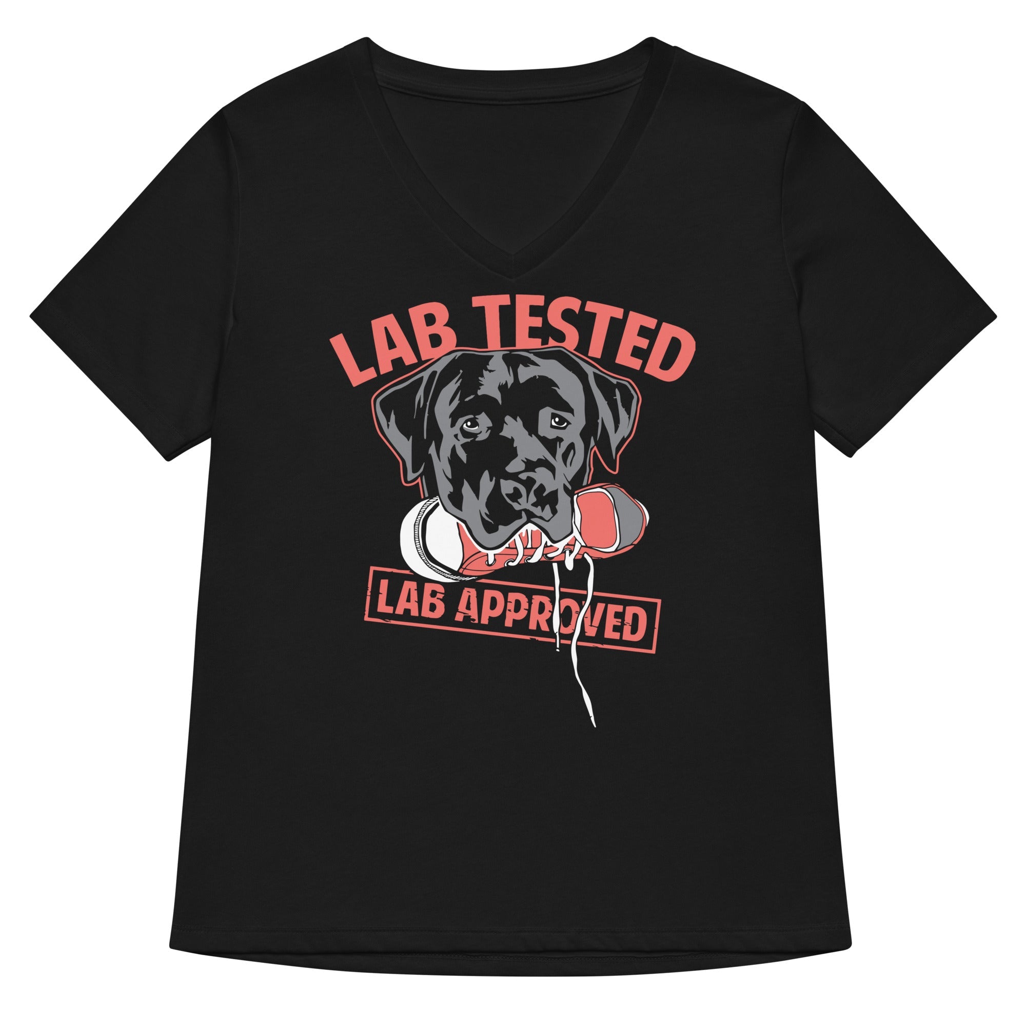 Lab Tested Approved Women S V Neck Tee V Neck T Shirt Gift Ready