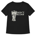 Don T Blink Women S V Neck Tee V Neck T Shirt Premium Print