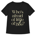 Who S Afraid Of Little Ol Bee Women V Neck Tee V Neck T Shirt Minimal Style