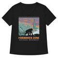 Forbidden Zone National Monument Women S V Neck Tee V Neck T Shirt Minimal Style