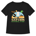 Visit Saturn National Park Women S V Neck Tee V Neck T Shirt Gift Ready