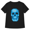 Dead Pixels Women S V Neck Tee V Neck T Shirt Minimal Style