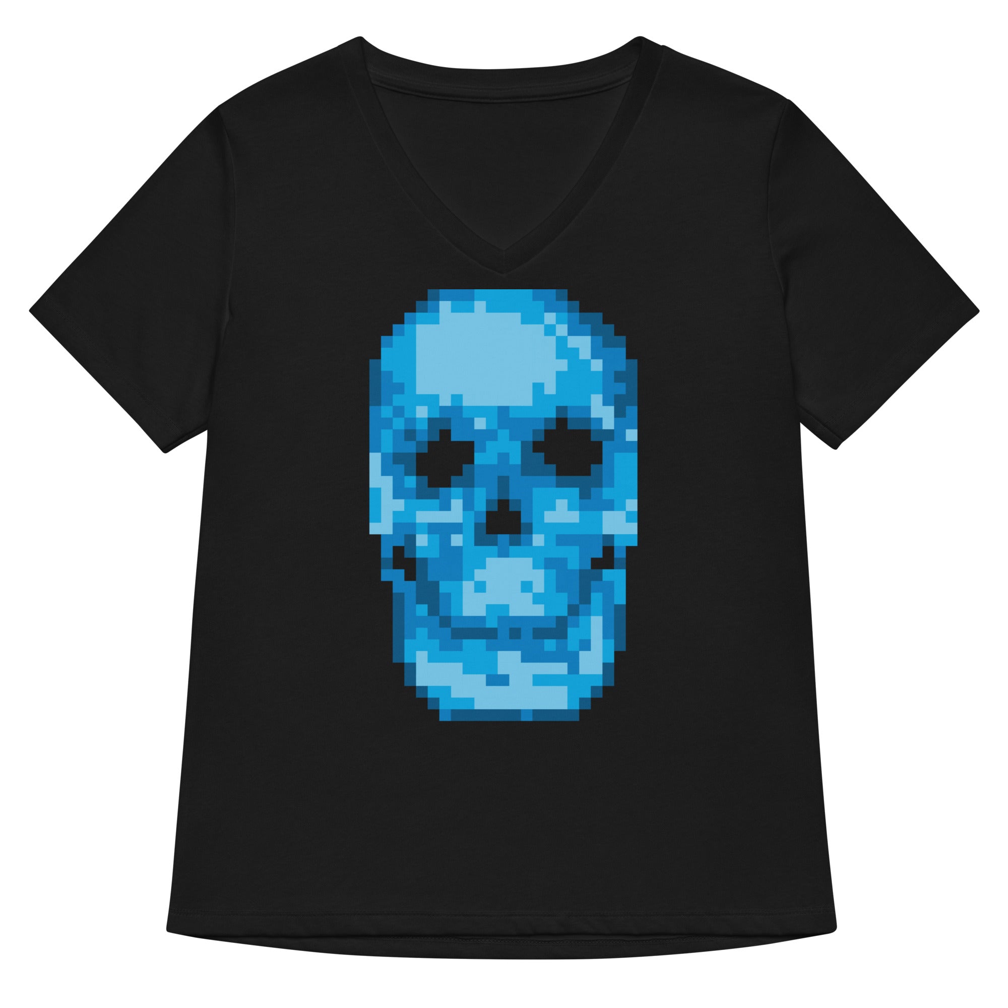 Dead Pixels Women S V Neck Tee V Neck T Shirt Minimal Style