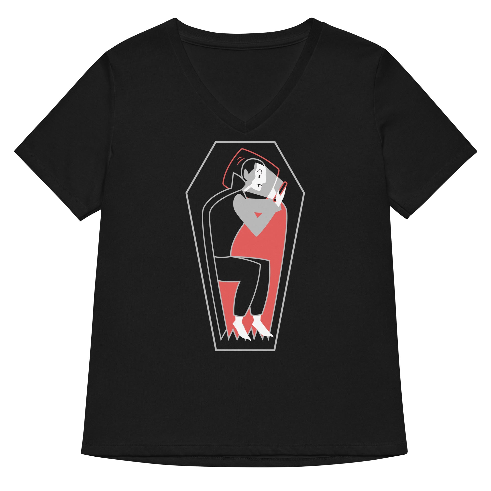 Insomniacula Women S V Neck Tee V Neck T Shirt US Trend