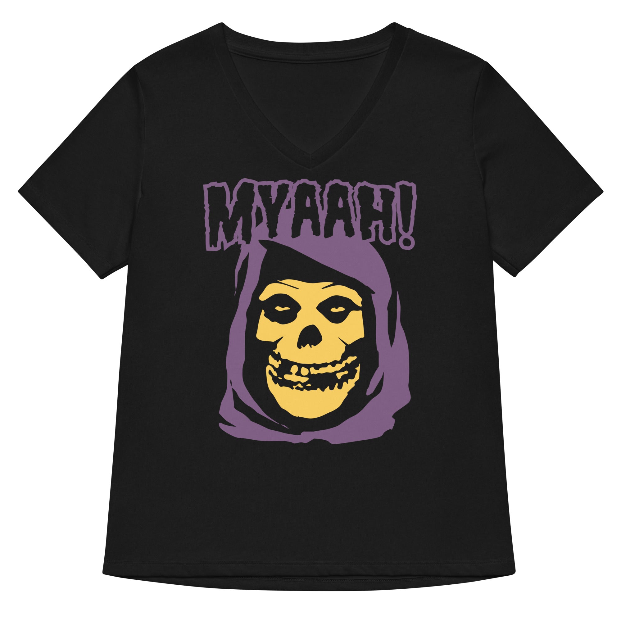 Myaah Women S V Neck Tee V Neck T Shirt Clean Design