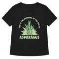 Age Of Asparagus Women S V Neck Tee V Neck T Shirt Minimal Style